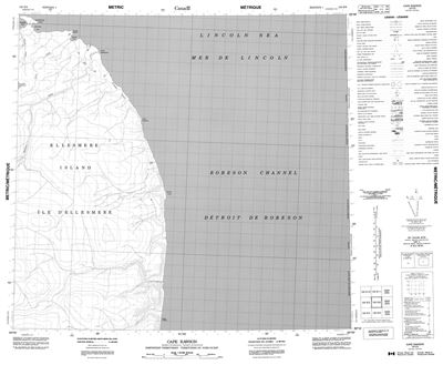 120E06 - CAPE RAWSON - Topographic Map