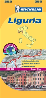 Liguria Italy Travel & Road Map. The MICHELIN Liguria local map, scale 1:200,000 is the ideal companion to fully explore this Italian region and provides star-rated Michelin tourist itineraries and attractions, as well as impressive 3D relief mapping. MIC