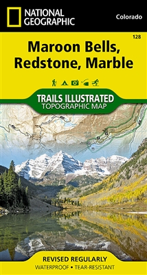 128 Maroon Bells Redstone Marble National Geographic Trails Illustrated