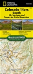 1303 Colorado 14ers South National Geographic Trails Illustrated