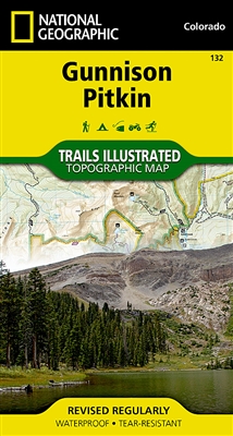 132 Gunnison Pitkin National Geographic Trails Illustrated