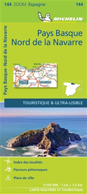 Spanish Atlantic Pyrenees Travel & Road map. Unlock the treasures of the Spanish Atlantic Pyrenees with the MICHELIN Zoom Map Pirineos Atlanticos, your trusty guide to adventure and discovery. Designed with your convenience in mind, this map boasts an eas