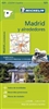 Madrid Spain & Area Travel & Road map. This map is the ideal travel companion to fully explore the Spanish capital and its surrounding areas thanks to its easy-to-use format and its scale of 1:170,000. Highlights all the leisure activities available, such