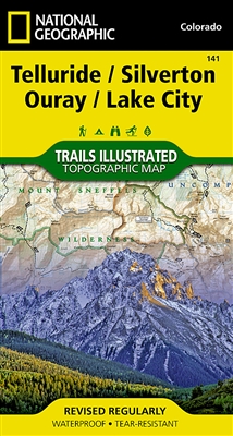 141 Telluride Silverton Quray Lake City National Geographic Trails Illustrated