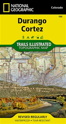 144 Durango Cortez National Geographic Trails Illustrated