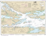 NOAA Chart 14772. Nautical Chart of Ironsides lsland, NY to Bingham lsland, ONT . NOAA charts portray water depths, coastlines, dangers, aids to navigation, landmarks, bottom characteristics and other features, as well as regulatory, tide, and other infor