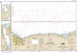 NOAA Chart 14804. Nautical Chart of Port Bay to Long Pond - Port Bay Harbor - Irondequoit Bay. NOAA charts portray water depths, coastlines, dangers, aids to navigation, landmarks, bottom characteristics and other features, as well as regulatory, tide