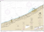 NOAA Chart 14828. Nautical Chart of Erie to Genevaon on Lake Erie. NOAA charts portray water depths, coastlines, dangers, aids to navigation, landmarks, bottom characteristics and other features, as well as regulatory, tide, and other information. They co