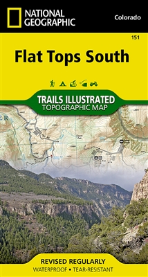 151 Flat Tops South National Geographic Trails Illustrated