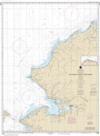 NOAA Chart 16005. Nautical Chart of Cape Prince of Wales to Pt. Barrow. NOAA charts portray water depths, coastlines, dangers, aids to navigation, landmarks, bottom characteristics and other features, as well as regulatory, tide, and other information. Th