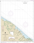 NOAA Chart 16042. Nautical Chart of Griffin Point and approaches. NOAA charts portray water depths, coastlines, dangers, aids to navigation, landmarks, bottom characteristics and other features, as well as regulatory, tide, and other information. They con