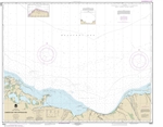 NOAA Chart 16044. Nautical Chart of Camden Bay and Approaches. NOAA charts portray water depths, coastlines, dangers, aids to navigation, landmarks, bottom characteristics and other features, as well as regulatory, tide, and other information. They contai