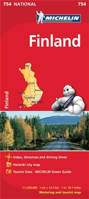 754 Finland Michelin Map