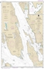 NOAA Chart 17316. Nautical Chart of Lynn Canal - Icy Straight to Point Sherman - Funter Bay - Chatham Strait- Alaska. NOAA charts portray water depths, coastlines, dangers, aids to navigation, landmarks, bottom characteristics and other features, as well