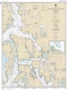 NOAA Chart 17360. Nautical Chart of Etolin Island to Midway Islands, including Sumner Strait - Holkham Bay - Big Castle Island - Alaska. NOAA charts portray water depths, coastlines, dangers, aids to navigation, landmarks, bottom characteristics and other