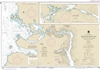 NOAA Chart 17387. Nautical Chart of Shakan and Shipley Bays and Part of El Capitan Passage - El Capitan Pasage, Dry Pass to Shakan Strait - Alaska. NOAA charts portray water depths, coastlines, dangers, aids to navigation, landmarks, bottom characteristic