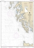 NOAA Chart 17400. Nautical Chart of Dixon Entrance to Chatham Strait - Alaska. NOAA charts portray water depths, coastlines, dangers, aids to navigation, landmarks, bottom characteristics and other features, as well as regulatory, tide, and other informat