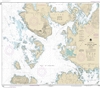 NOAA Chart 17404. Nautical Chart of San Christoval Channel to Cape Lynch- Alaska. NOAA charts portray water depths, coastlines, dangers, aids to navigation, landmarks, bottom characteristics and other features, as well as regulatory, tide, and other infor