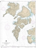 NOAA Chart 17406. Nautical Chart of Baker, Noyes, and Lulu Islands and adjacent waters - Alaska. NOAA charts portray water depths, coastlines, dangers, aids to navigation, landmarks, bottom characteristics and other features, as well as regulatory, tide,