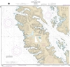 NOAA Chart 17408. Nautical Chart of Central Dall Island and vicinity - Alaska. NOAA charts portray water depths, coastlines, dangers, aids to navigation, landmarks, bottom characteristics and other features, as well as regulatory, tide, and other informat