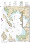 NOAA Nautical Chart 18424. Bellingham Bay. NOAA maps portray water depths, coastlines, dangers, aids to navigation, landmarks, bottom characteristics and other features, as well as regulatory, tide, and other information. They contain all critical correct