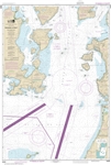 NOAA Nautical Chart 18429. Rosario Strait - Southern Part. NOAA maps portray water depths, coastlines, dangers, aids to navigation, landmarks, bottom characteristics and other features, as well as regulatory, tide, and other information. They contain all