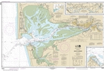 NOAA Nautical Chart 18502. Grays Harbor - Westhaven Cove - Chehalis River. NOAA maps portray water depths, coastlines, dangers, aids to navigation, landmarks, bottom characteristics and other features, as well as regulatory, tide, and other information. T