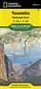 Yosemite California National Park Trail Map. Features found on this map include Ansel Adams Wilderness, Bridalveil Fall, Cathedral Range, El Capitan, Emigrant Wilderness, Excelsior Mountain, Hoover Wilderness, Illilouette Falls, Inyo National Forest, Lake