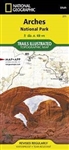 Arches National Park Utah Hiking Map. With over 2,000 natural stone arches and hundreds of other extraordinary geological formations, Arches National Park is a red rock wonderland. National Geographics Trails Illustrated map of the park combines unmatched
