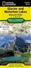 Glacier & Waterton Lakes National Parks Hiking Map. Includes Apgar Mountains, Bowman Lake, Flathead National Forest, Flathead Range, Glacier, Great Bear Wilderness, Kintla Lake, Lake McDonald, Lake Sherburne, Lewis & Clark National Forest, Lewis Range, Li