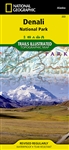 Denali National Park & Preserve Alaska Trail & Hiking Map. Mount McKinley, Bear Creek, Birch Creek, Broad Pass, Browne Tower, Chelatna Lake, Chulitna River, Chunilna Creek, Dall Glacier, Denali National Park, Denali National Preserve, East Buttress, Eldri