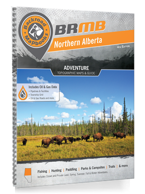 Northern Alberta Backroad map book. The Northern Alberta guide is a comprehensive resource for anyone looking to explore the rugged wilderness and outdoor recreation opportunities in northern Alberta. This guide covers a range of areas, including Athabasc