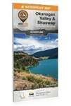 Okanagan Valley & Shuswap BRMB Adventure Map.  Includes Armstrong, Beaverdell, Chase, Enderby, Kelowna, Keremeos, Lake Country, Lumby, Naramata, Oliver, Osoyoos, Peachland, Penticton, Salmon Arm, Sicamous, Vernon & more. This large detailed topographic ma