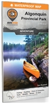 Algonquin Provincial Park Ontario adventure map. Printed on tear resistant and waterproof paper, this Ontario topographic map covers Algonquin Park like no other map.This next-generation park map covers the entire park area on one side, with all if its ca