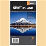 New Zealand - North Island Travel & Road Map. This map shows cities such as Auckland, Plymouth, Tauranga and Wellington. Explore everything from Mt. Taranaki to 90 Mile Beach. Hema maps are reliable and shows lots of detail. This map has a turnaround desi