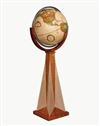 Obelisk 16 inch World Globe - Frank Lloyd Wright. Frank Lloyd Wright is widely considered to be Americas greatest architect. He amazed the world with his architectural ingenuity and designs. His vision encompassed the buildings and residences he designed