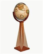 Obelisk 16 inch World Globe - Frank Lloyd Wright. Frank Lloyd Wright is widely considered to be Americas greatest architect. He amazed the world with his architectural ingenuity and designs. His vision encompassed the buildings and residences he designed