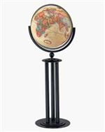 Forum 16 Inch Designer World Globe. Since ancient times, the column has stood as a functional and decorative standard. Designer Tom Torrens has fashioned an all-metal globe base reminiscent of that form, yet crafted to reflect modern design. History, arch