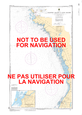 2292 - Chantry Island to Cove Island - Canadian Hydrographic Service (CHS)'s exceptional nautical charts and navigational products help ensure the safe navigation of Canada's waterways. These charts are the 'road maps' that guide mariners safely from port