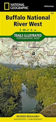 232 Buffalo National River West National Geographic Trails Illustrated