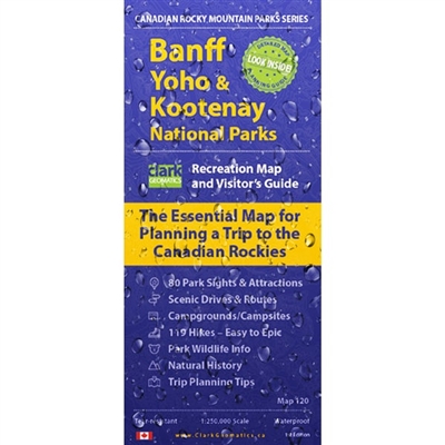 Banff, Yoho, Kootenay National Parks 120. Canadian Rocky Mountain Parks Series Banff, Yoho and Kootnenay National Parks is your essential guide for planning a trip to the Canadian Rockies. Includes 80 park sights and attractions, scenic drives and routes,