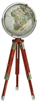 National Geographic Eaton - 16 inch Tripod Floor Globe. This globe is perfect for  the home or office. The Eaton globe features the latest National Geographic cartography in colors reminiscent of parchment globes from centuries past. Thousands of place na