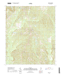 Aberfoil Alabama - 24k Topo Map
