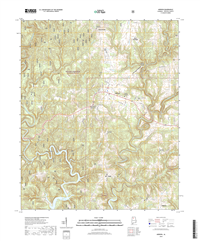 Addison Alabama - 24k Topo Map