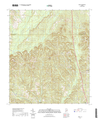 Ansley Alabama - 24k Topo Map