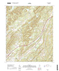 Argo Alabama - 24k Topo Map