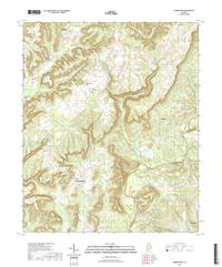 Arkadelphia Alabama - 24k Topo Map