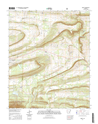 Abbott Arkansas - 24k Topo Map