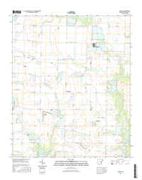 Almyra Arkansas - 24k Topo Map