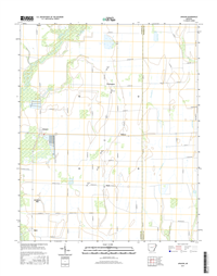 Amagon Arkansas - 24k Topo Map